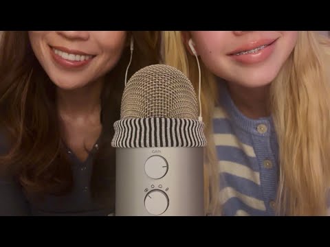 my mom tries ASMR!