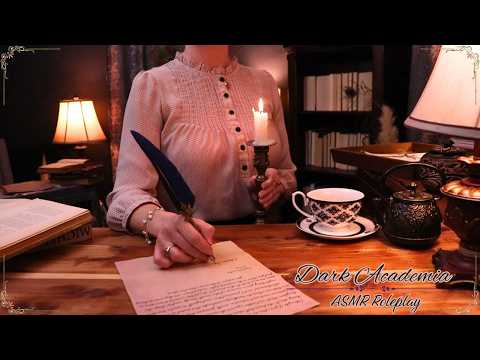 ASMR Roleplay Dark Academia Strange Hotel Check In Soft Spoken ASMR Roleplay Personal Attention ASMR
