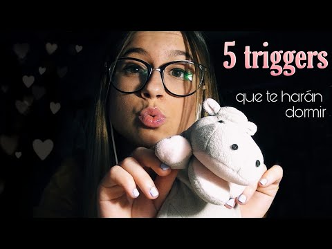 ASMR || 5 TRIGGERS que te harán dormir || Pau ASMR