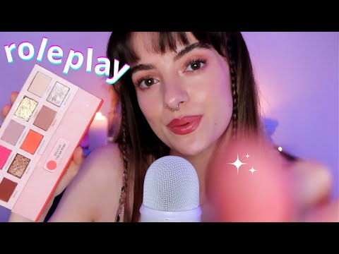 ASMR FR | Je te maquille pour aller voir BARBIE 💖💄 (roleplay)