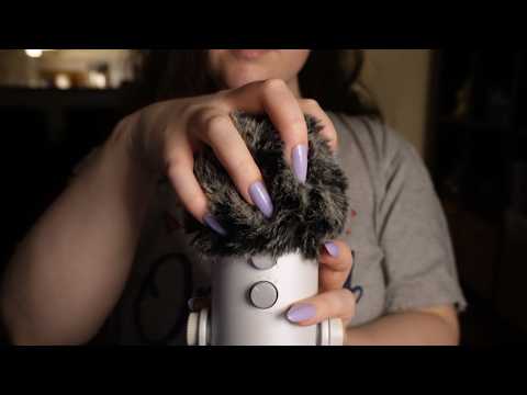 ASMR Fluffy Mic Scratching & Massage for Sleep & Tingles | No Talking | 1 Hour