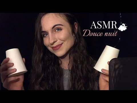 ASMR FRANCAIS 🌙 - Cocktail de triggers (+ chuchotement) pour une douce nuit 🌙⭐️