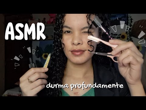 ASMR ROLEPLAY - FAZENDO SUA SOBRANCELHA ✂️😴 | Vahn ASMR