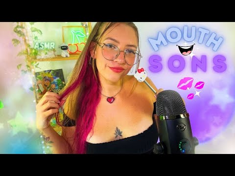 ASMR-  Sons de boca e objetos 🥰👅