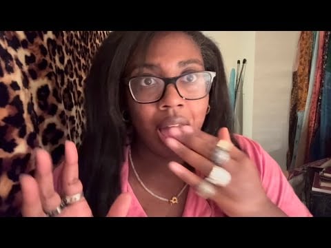 Asmr | Attempting Dry Spit Painting (fast and aggressive, ring sounds)