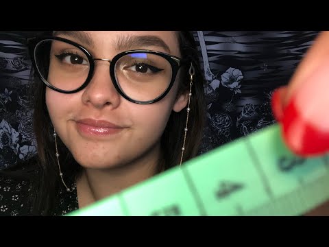 ASMR ~ Measuring Your Face / Semi Inaudible