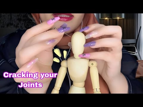 ASMR 🦴 Scalp Scratching and Massage (full body tapping) |Gripping Movement