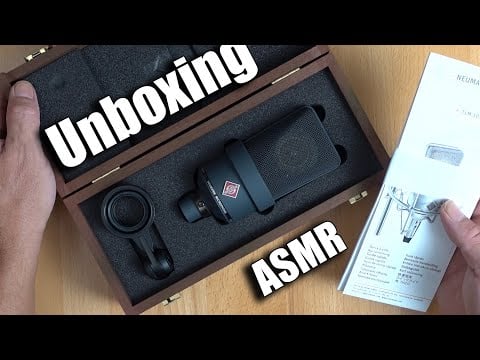 ASMR Unboxing TLM 103 Neumann Microphone