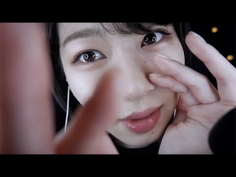 ASMR 至近距離で睡眠誘導🛏💭［マウスサウンド/理解不能な囁き］Sleep induction at close range