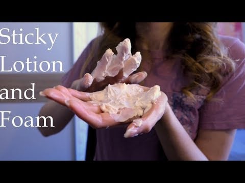 ASMR | Intense Foam and Creamy Sticky Sounds (No Talking)| Lotion, Foam