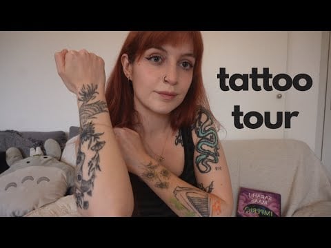 ASMR Tattoo Tour (26 tattoos)