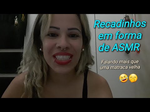 ASMR 🗣️Conversando com vocês (mascando chiclete + sussurros)