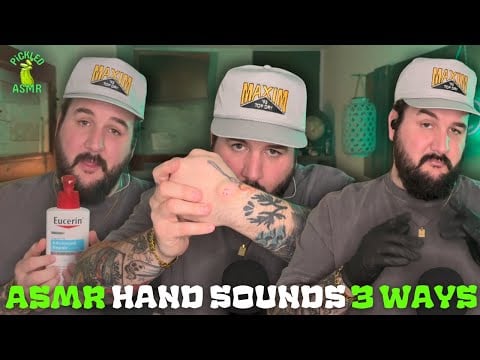 ASMR // ASMR HAND SOUNDS 3 WAYS (SAYING GOODBYE TO TiM THE TUMOR)