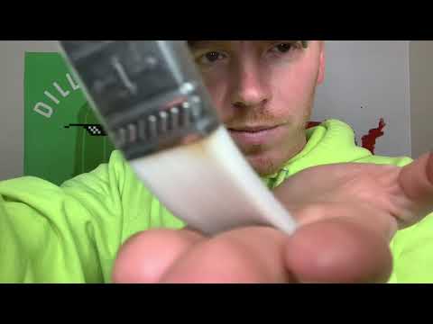 Wednesday Tingles - ASMR Brushing With a Paint Brush