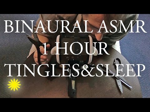 1 Hour ASMR Pure Binaural 3Dio Ears Touching Triggering Tingles Relaxation Sleep