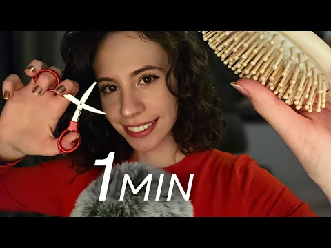 ASMR FASTEST HAIRCUT IN 1 MINUTE ✂️💈