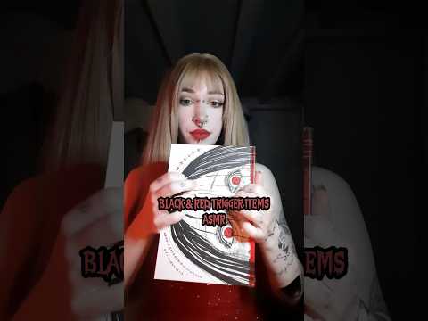 Black & Red Trigger Items ASMR