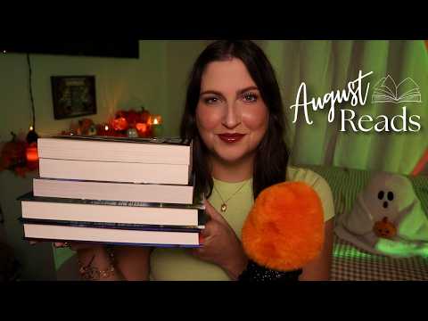 ASMR The 5 Books I Read in August 📚 Whispers and Book Taps 