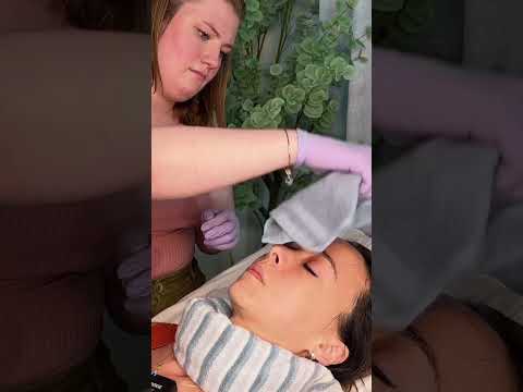 ASMR Facial 💚 #asmr #asmrfacial #asmrskincare #asmrpersonalcare