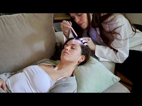 ASMR Real Person Skin Exam ⭐️ Mole Marking, Body Scanning & Scalp Inspection (Whisper)