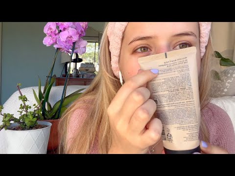 ASMR* Doing my skincare💞 (Korean Products)