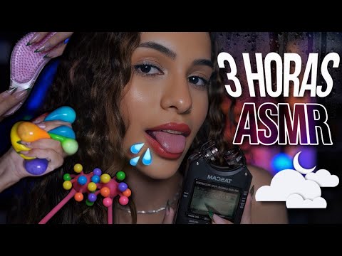 ASMR - 3 HORAS Para Quem Precisa DORMIR Imediatamente! Sons Relaxantes Para O Sono Profundo 💤