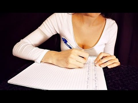 ASMR📝Writing Sounds ✍ ♥ [RECOVERED VIDEO]