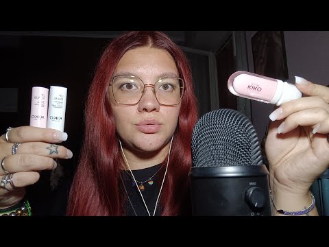 LIP CARE ROUTINE (Mouth Sounds) 😴💜 | ASMR ITA