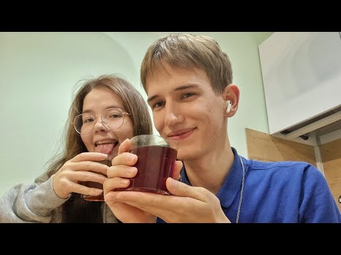 АСМР ИТИНГ с парнем ☕️🍪                 ASMR EATING SOUNDS ✨💫