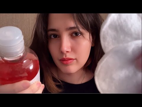 Let Your Older Sister Clean Your Face and Take Care of You [ASMR]