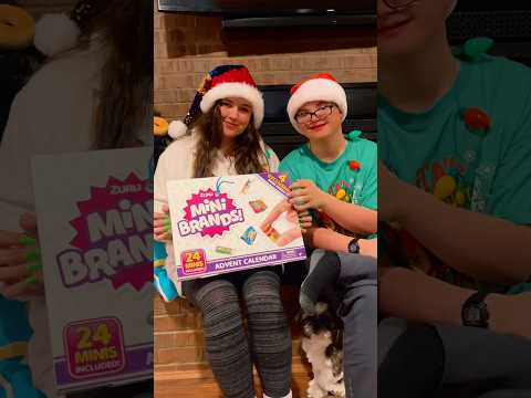 Unboxing week 1 of the mini brands advent calendar with @adailydoseofkohen  ! Sorry I’m late! 💚