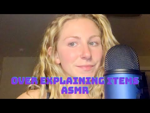 ASMR OVER-EXPLAINING OBJECTS