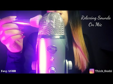 ASMR Soothing Sounds On Mic | Mic Brushing | NO TALKING