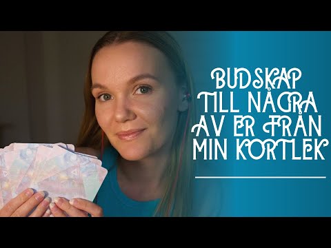 ASMR - GER FÖLJARE PERSONLIGT BUDSKAP🥰🃏 (Soft Spoken, Personal Attention, Oracle Cards, Reading)
