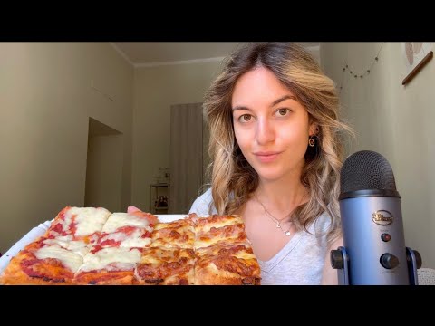 NO TALKING MUCKBANG ASMR 🍕 eating pizza & mouth sounds