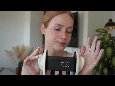 ASMR Ear Massage for good sleep (german)
