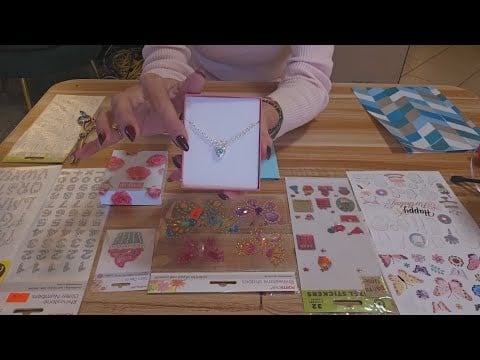 ASMR🎀Birthday Card Making & Gift Wrap. Soft Spoken. Crinkles & Crackles @LISASRELAXINGASMR-pb1gb 