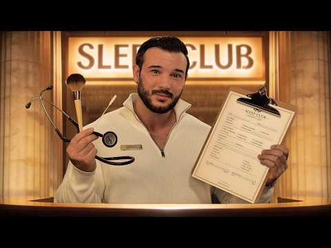 ASMR Sleep Club | Assessing You - Face Mapping - Sensitivity Touching - Safe Roleplay