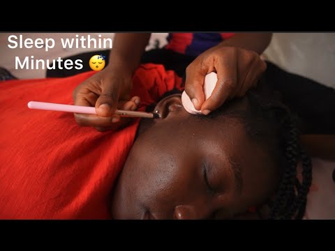 ASMR RELAXING DEEP EAR CLEANING & NITPICKING WITH SOFT WHISPERS 😴😴