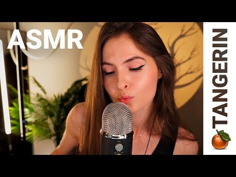 ASMR Mouth Sounds, Tongue Fluttering & Heartbeat for Deep Relaxation | Tangerin