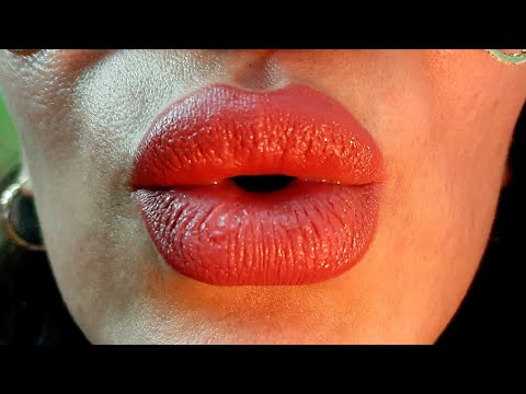 ASMR 50 Kisses & Finger Licking | Tingly Close-Up Lens Kisses for Sleep | ASMR Lens Kisses