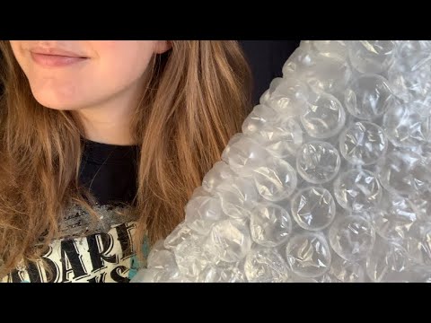 ASMR Bubble Wrap Popping (LOUD Sounds)