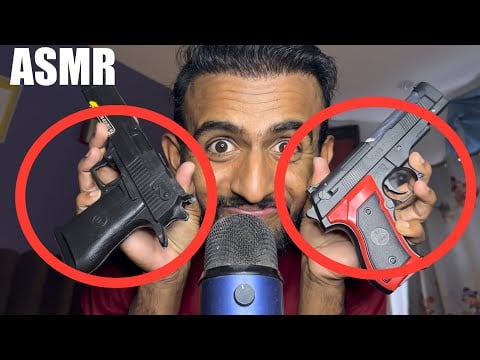 ASMR |*INSANE GUN SOUNDS* For SLEEP And Relaxation Whispers Tapping Soothing Triggers 2