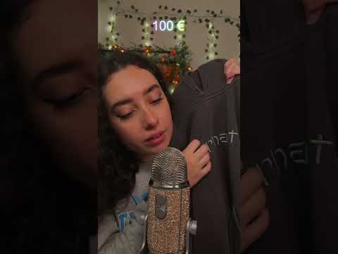 🌙 ASMR FRANÇAIS : AVEC DES OBJETS DE 1€ À 200€ ! 💶  #asmr #shorts #short