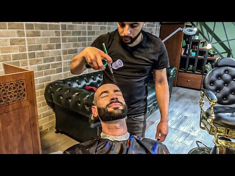 ROYAL Treatment in Marrakech Barbershop [ASMR - watch to fall asleep] 🇲🇦