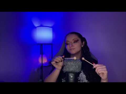 ASMR Fuzzy Mic Massage with Echo
