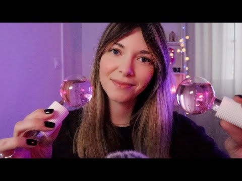 ASMR | Duerme rápido con mis OBJETOS relajantes rosas | Love ASMR ^¨^ español