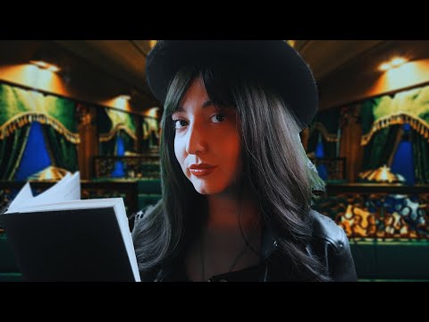 ASMR | Stuck in a Time LOOP with a Stranger on the Train 🕰  (train ambience,rain)