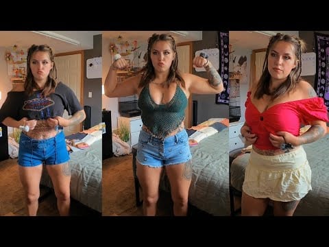 asmr- try on & outfit scratching 💖 tingly textures 💖 