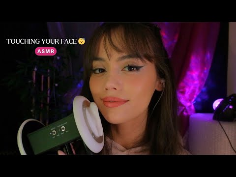 ASMR - Touching and Massaging To Your Face - Visual & Binaural ASMR